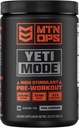 MTN OPS Yetiモードプレワークアウトパウダー - 300mgカフェイン、クレアチンモノハイドレート、ベータアラニン、45mg Niacin - ピンクのLemonade味30のサービングチューブ