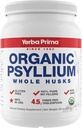 Yerba Primaの有機性Psylliumの全ハスクのコロンの洗剤- 20のoz -自然な毎日の食事療法繊維の補足20ozのコロンの洗剤、規則性及びデトックスの清潔になるサポート、グルテンフリーのGMO、ビーガン
