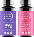 女性のための幸せな健康なHippie腟のプロバイオティクスは及び流れの月経閉止したサポートと行きます