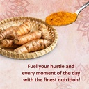 K2 D3と黒胡椒のReddy Naturalsターメリッククルクミン - 関節、骨と免疫の健康のための自然なサプリメント - 蜂蜜と水溶性粉末 - 4.2 oz (120g)