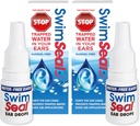 SwimSealTM ツインパック オールナチュラルスイマーのイヤードロップ デイリー使用 アルコールドロップやイヤープラグよりもむしろ。 すべての年齢のためのあなたの耳のためのソリューション。