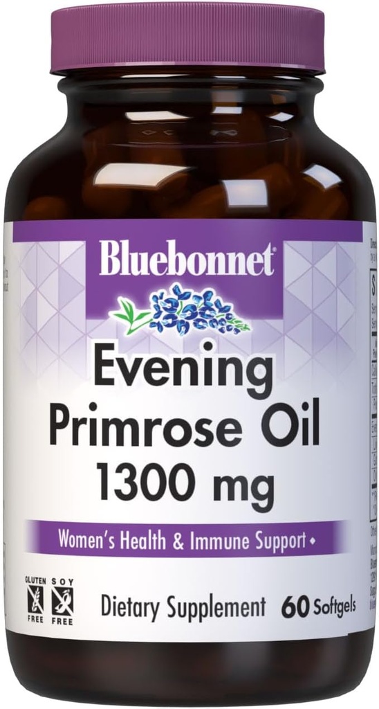 BLUEBONNET NUTRITION EVENING PRIMROSE オイル 1300 mg