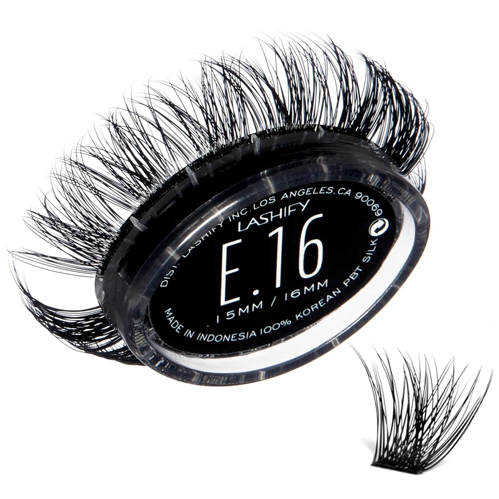 Lashify 極端な 16 mm Gossamer DIY Eyelash Extensions Refill, ブラック, 簡単な偽の Lashes へ Add Tremendous ボリューム