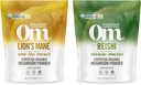 OM MUSHROOM SUPERFOOD 7.05ozの束、ライオンのマネ及びReishiの有機のきのこの粉、200のサービング