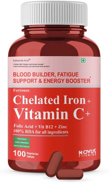 ビタミンC、B12、葉酸およびZn - 100のタブレットが付いているIfraのCarbamideのフォルテのChelatedの鉄