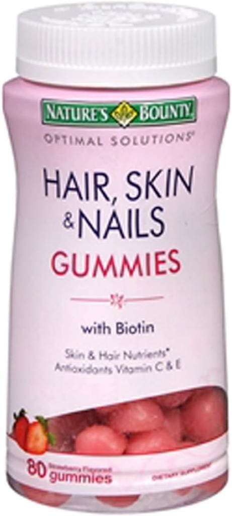 Nature's Bounty Hair, Skin and Nails, 230 Gummies (2 パック), 皮膚と爪