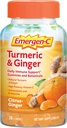 Emergen-C のシトラス ジンジャーのグミ、ターメリックおよびジンジャー、免疫サポート高い効力のビタミンCの背部が付いている自然な味- 36 の計算