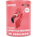 BIRDMAN Fitmingoビーガンプロテインパウダーとイノシトール、コラーゲンブースター、ヒアルロン酸とビタミン | 低炭水化物、乳フリー、低カロリー | 23g 植物ベース 青ベリープロテインパウダー ミオイノシトール