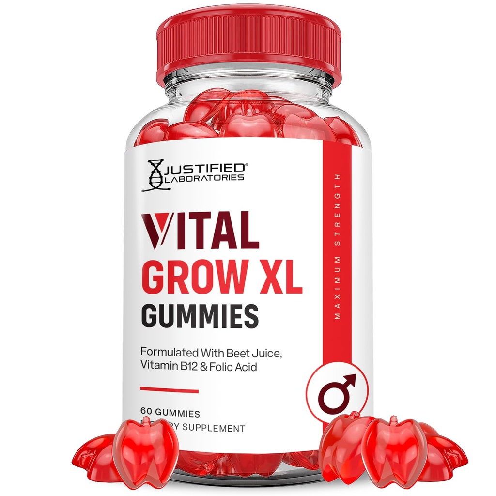 Justified Laboratories Vitalは、ACV PomegranateビートジュースパウダーB12ビーガン非GMO 60ガミーでフォーミュレートXLパフォーマンスグミー1000MGアドバンスフォーミュラ成長