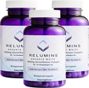 Relumins L-グルタチオンコンプレックス1650mg - アルファリポ酸、NAC、L-メチオニン、ビタミンE、米国で作られた皮膚健康サプリメント - 90ベジタリアンカプセルx 3ボトルと酸化防止サポート