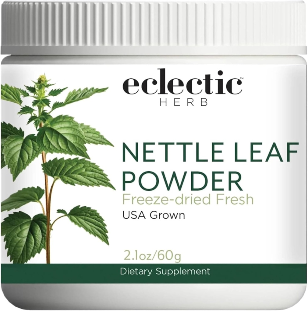 Eclectic Institute 生鮮凍結乾燥させたイラクサの葉 全食糧粉 | 2.1 oz (60 g)