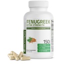 Bronson Fenugreekの種の粉は余分強さ、Trigonella Foenum-Graecum、非GMO、大豆なし、ベジタリアン、150のカプセルをカプセルに入れます