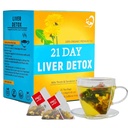 Aromlife 21日のミルクのこのtleの肝臓のDetoxの茶、肝臓のクレンジングおよびサポート ケアのための、ミルクのThistleのミルクのThistleのレバーのデトックス、ミルクのThistleの種およびLicoriceの根が付いているミルクのこの薬の茶