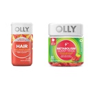 OLLYの超強さの毛のSoftgels、サポート毛の健康、Biotin、ケラチン及びMetabolismのGummyリング、AppleのサイダーのVinegar、ビタミンB12、クロム