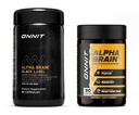 ONNITプレミアムアルファブレインバンドル - 向知性脳サプリメント(90 Ct) + 黒ラベルシチコリンメンタルスピード、注意&認知サポートサプリメント(80 Ct) - フォーカス、集中&メモリを促進
