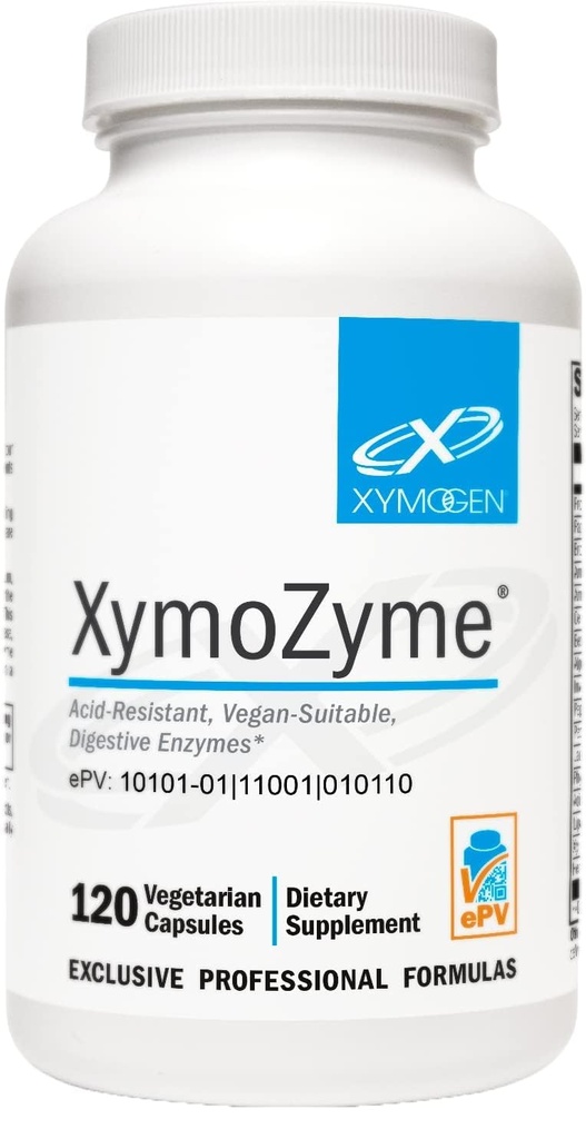 XYMOGEN XymoZyme - Protease&Bromelainで女性と男性のための消化酵素 - 耐酸性、Gut Health&Bloating救済のためのビーガン消化酵素(120カプセル)