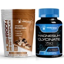 ウェルネス LABSRX のきのこの粉 2000mg - マグネシウムのグリシンのカプセル- 750mg