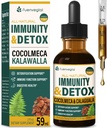 Cocolmeca Bark Immunity & Detox Drop, Herbal Extract with Polypodium Leucotomos Sarsaparilla Milk Thistle Supplement Support Detoxification, Immune System, Digestive Health. 2oz