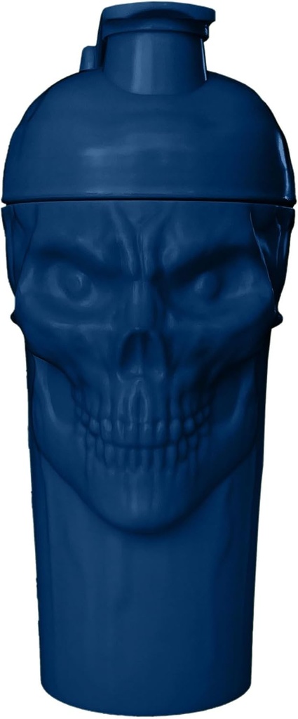 JNXスポーツカーズ! Skullのシェーカーのびん、24Ounceの海軍限定版、古典的なループ上の補足のミキサー