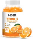 ビタミンCグミ120mg - 免疫サポートサプリメント | オレンジ風味のグミ | ブーストエネルギーと健康 | 非GMO、グルテンフリーの毎日の健康サプリメント | 60 カウント