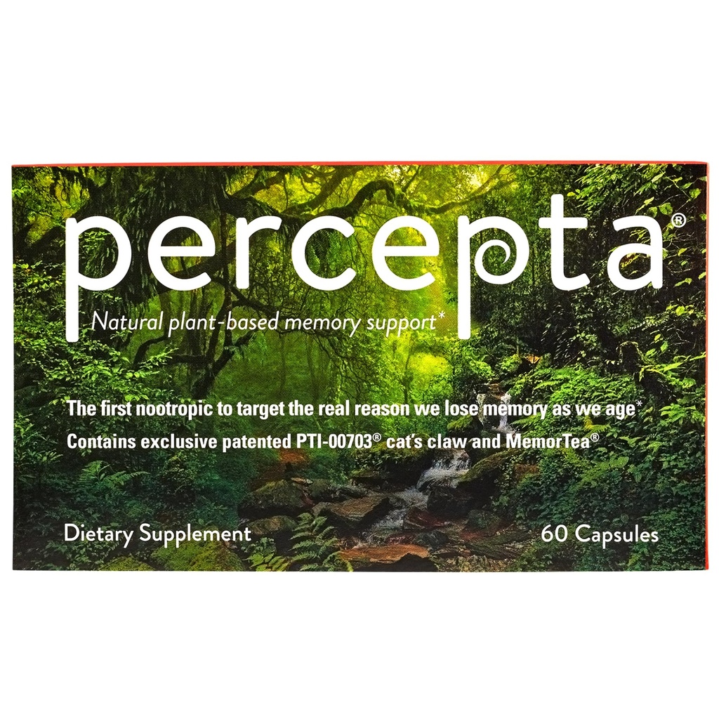 Perceptaの植物ベースの記憶サポート-自然な向知性の頭脳のブースター-記憶、焦点、集中- 30日の供給