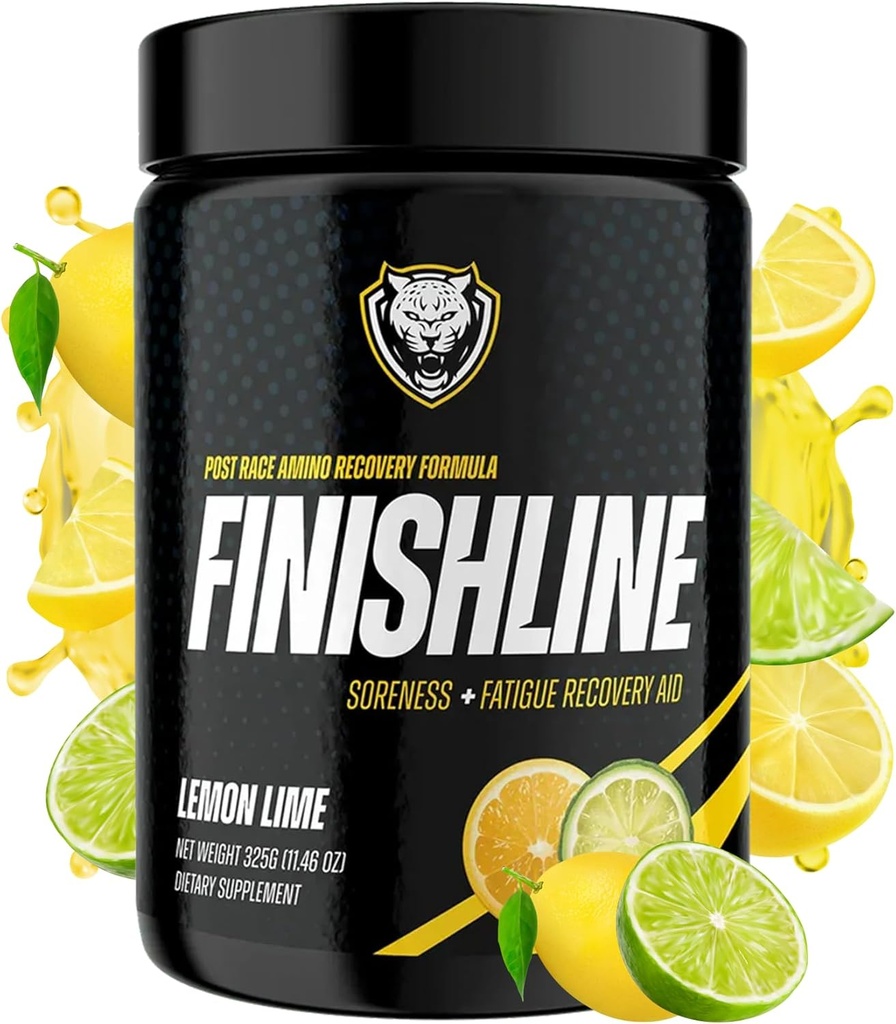6AMの操業Finishline - アミノ酸の粉-ポストの操業回復飲み物-枝鎖のアミノ酸の粉- Healおよび回復粉- Ketoのポストのワークアウトの粉-レモン ライムBCAAの粉- 50のスコップ