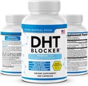 DHT Blocker - Hair Growth Supplement for Genetic Thinning for Men & Women - Helps Hair Loss & Stimulate Follicle Growth with Saw Palmetto, Biotin & Iron - Follicle Growth Supplements Pills