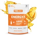 TRULABS 耐久性、エネルギー + 焦点、粉にされた飲み物の組合せ、オレンジ パイナップル (10ct)