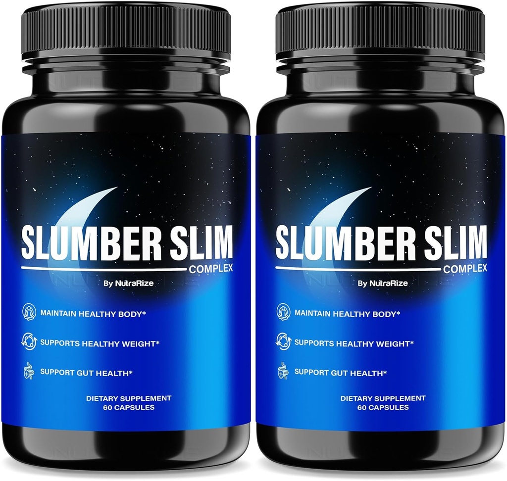 (2パック) 細い重量の損失、公式のSlumberSlimの複雑な方式、フィットネスおよび全面的なウェルネス、優れたKetoのカプセル、細いレビュー(120のカプセル)を支えるすべての自然な丸薬