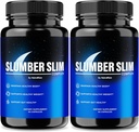 (2パック) 細い重量の損失、公式のSlumberSlimの複雑な方式、フィットネスおよび全面的なウェルネス、優れたKetoのカプセル、細いレビュー(120のカプセル)を支えるすべての自然な丸薬
