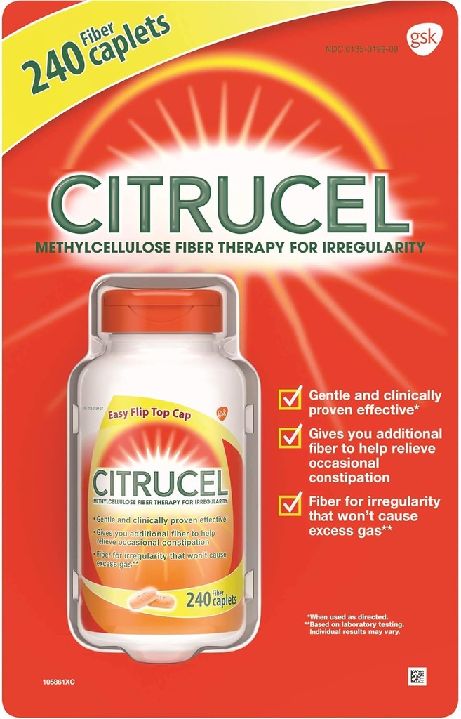 規則性のためのCitrucel繊維療法500のMg、240の小冊子