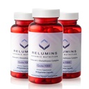 Relumins L-Glutathioneサプリメントコンプレックス - ママのためのウェルネスギフト - 世界で最も先進的な減少グルタチオン1000mgとアルファリポ酸スムーザー&ブライトスキン、米国製 - 60キャップx 3ボット