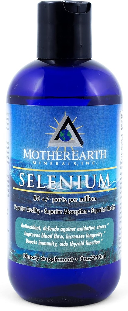 母の地球鉱物 - Selenium - 正常な体の成長を促進します、不妊症を支えて下さい、Tissueの伸縮性、強力な酸化防止剤- 8 Ounce 96のサービングを励ます