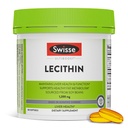 Swisse Soy Lecithin 1200mg Softgelsカプセル | 肝臓の健康と機能を維持 | 脂肪代謝をサポート | コリンレシチンサプリメント 1200 mg | 180 Softgels