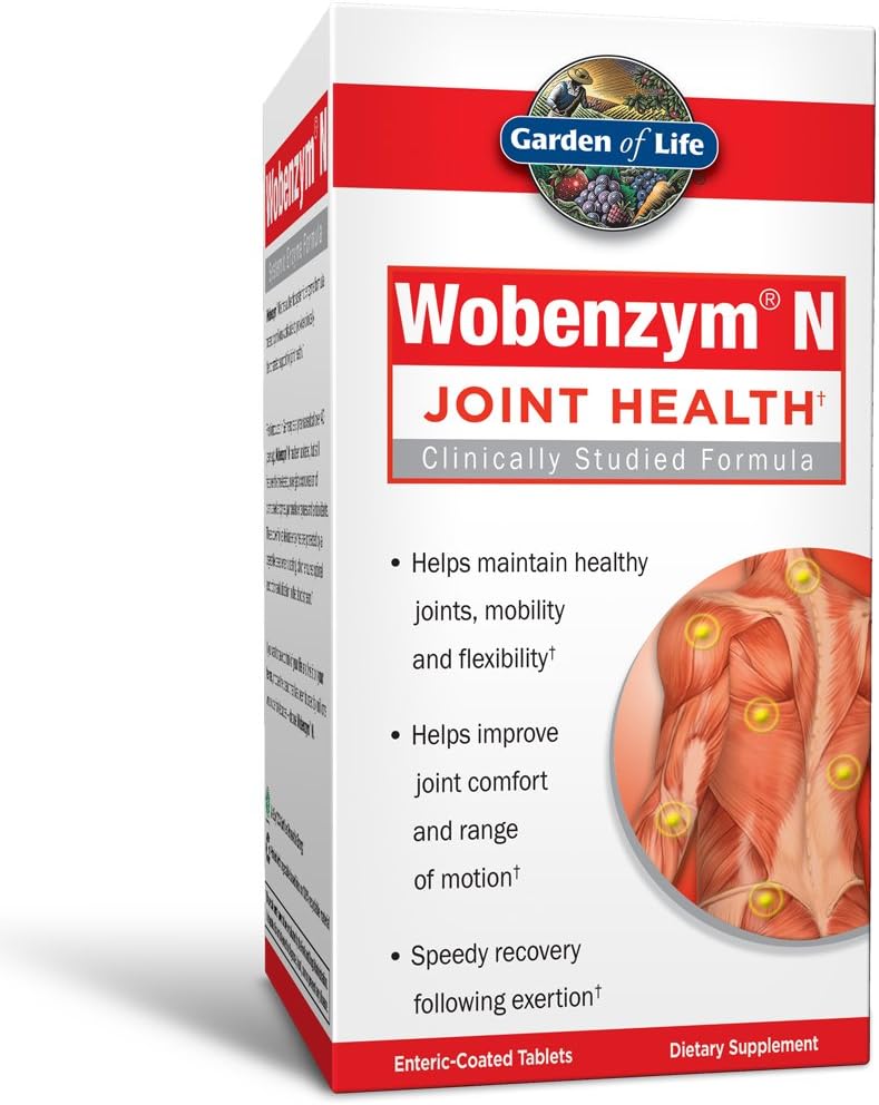 男性と女性のためのライフジョイントサプリメントの庭 - Wobenzym N Systemic Enzymes、臨床的に健康な関節、モビリティ、柔軟性、ポストエクセルシブ回復、グルテンフリー、100錠のための処方を勉強