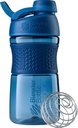 BlenderBottle SportMixer シェーカー ボトル パーフェクト のために プロテインシェイクスアンドプレワークアウト, 20-Ounce, 海軍