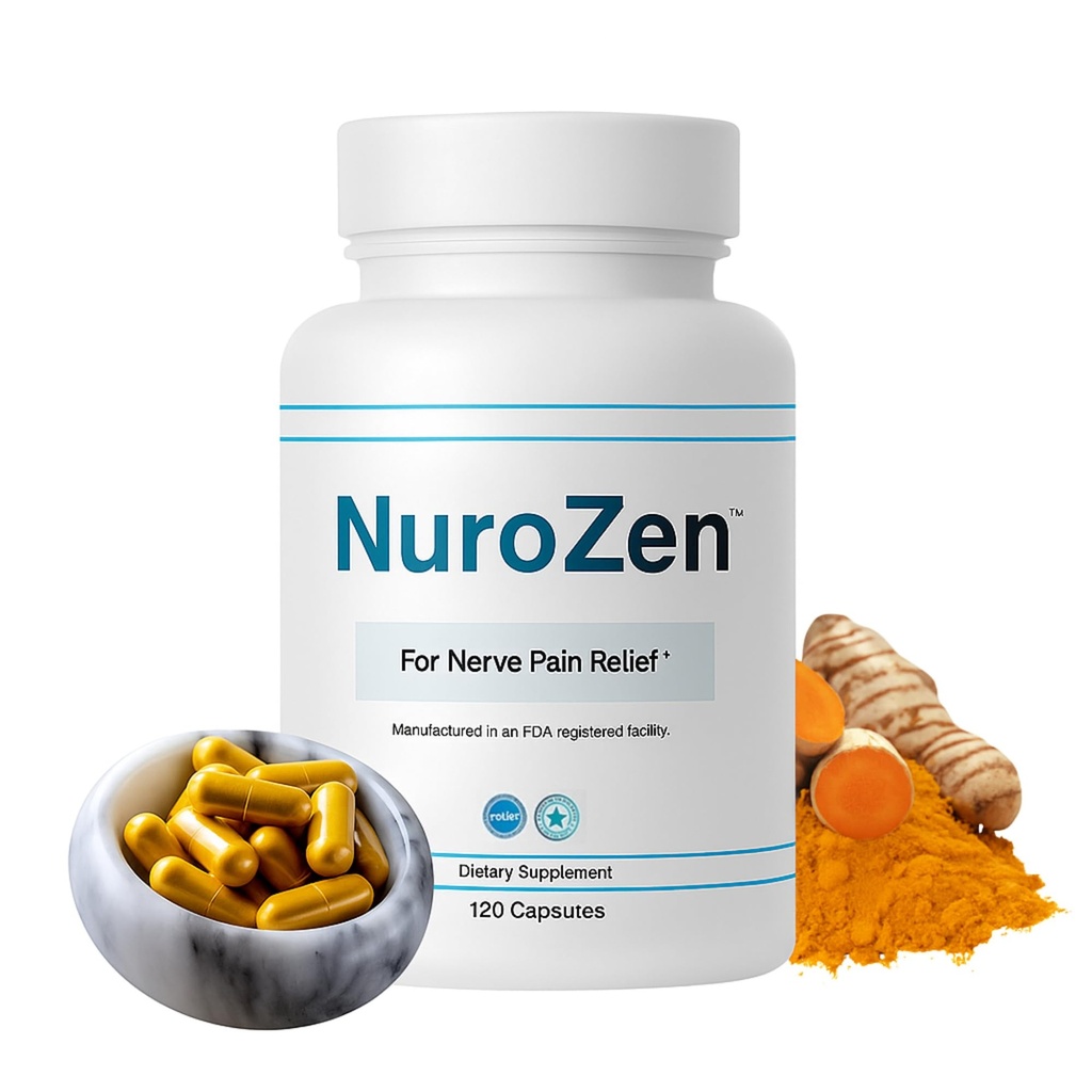 Nerveサポートサプリメント - アルファリポ酸、B1、B6、B12、MSMのPureblend、Turmeric - Nerve Health、Tingling&Discomfort救済のための高度な神経症サポートフォーミュラ - 120カプセル