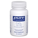 純粋なカプセル化CoQ10 120 mg - 心の健康、エネルギー、酸化防止剤、脳および記憶健康のための補酵素Q10の補足 - 細胞の健康、認知及び心血管サポート* - 60のカプセル