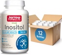 Jarrowフォーミュライノシトール750mg、栄養補助食品、細胞の健康と一般的なウェルネスのための肝臓サポート、100ベジギーカプセル、最大100日の供給(パック12)