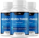 Vive MD Neuro Thrive Brain の補足 - 公式の方式 - Neuro Thrive PQQQ、Neuro Thrive、Ginkgo Biloba のエキス、シベリアの Ginseng のエキスとの余分強さ- (3 パック)