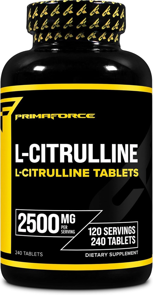 Primaforce L-Citrulline 2500mg、240のタブレット、120のサービング