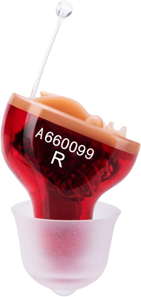 高齢者の大人のノイズキャンセリングのための聴覚アンプ - 高齢者のアシスタンスリスニング、ボイスサウンドアンプ耳見えないデバイステレビ補聴器クリーニングツール(RED)で見られるように