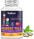 NuBest Tall 10 + プレミアム骨強度フォーミュラ、Calcium、ビタミンD3、ビタミンK2、マルチビタミン剤10 +年齢10 +のための免疫と全体的な健康を強化  60カプセル  1ヶ月の供給