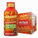 ビタミン エネルギー焦点+ の余分強さのエネルギー打撃の熱帯注入 48 のパック、260mg 自然なカフェイン、B ビタミン、CoQ10、アミノ酸、焦点、生産性及び明白、ゼロ砂糖、グルテンフリー、1.49 の fl oz