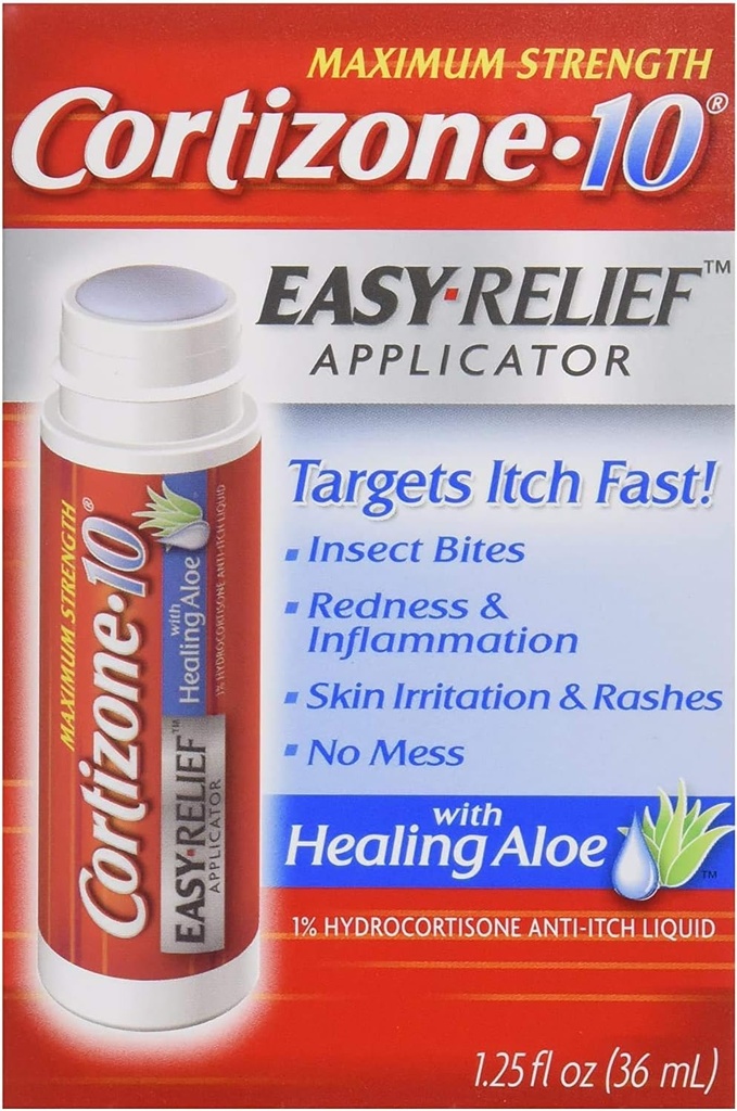 Cortizone 10 Hydrocortisoneの反イッチの液体1.25のflのoz (2のパック)