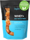 LEGION Whey+ Protein whey Isolate from Grass Fed Cows - Whey Protein Isolate Powder Low Calorie, Non-GMO, Sugar Free, Lactose and Gluten Free, All Natural Protein Powder for Men & Women (60 Servings)