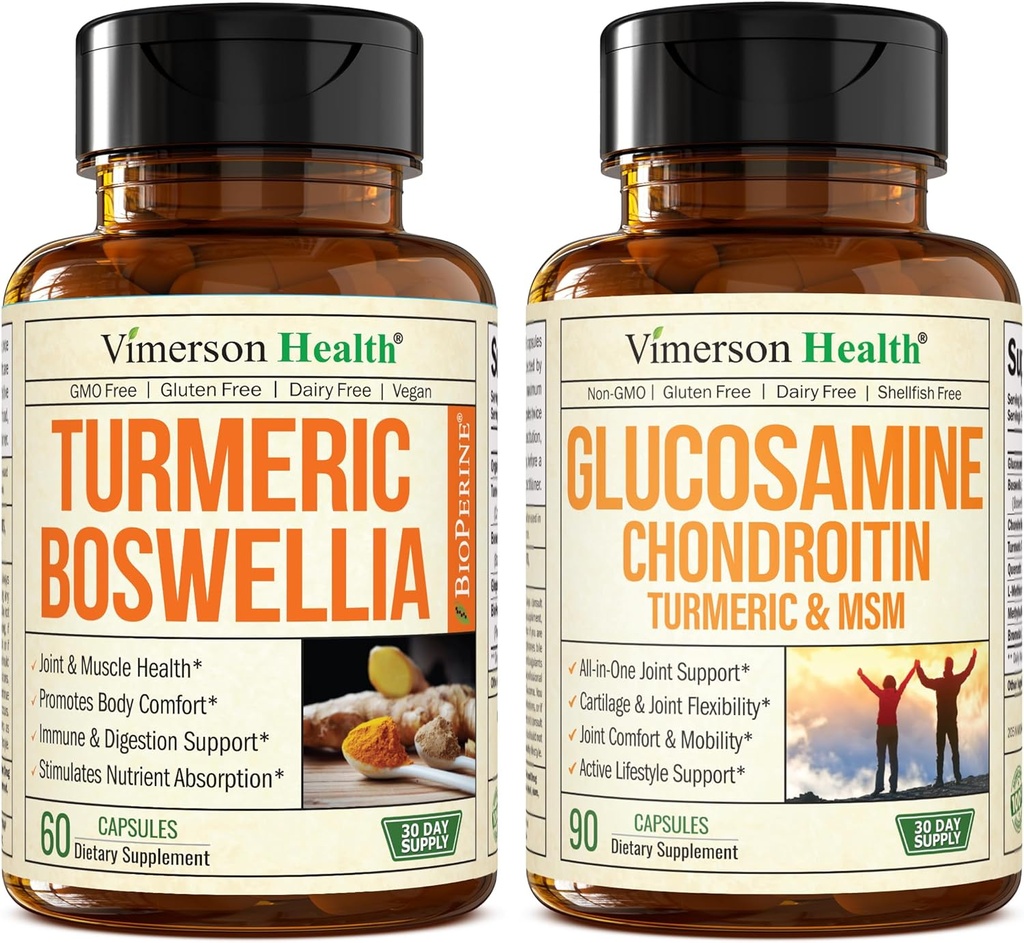 BoswelliaのSerrataのエキス及びGlucosamineのコンドロイチンMSMおよびTurmericの補足が付いているTurmericのクルクミンの補足
