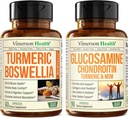 BoswelliaのSerrataのエキス及びGlucosamineのコンドロイチンMSMおよびTurmericの補足が付いているTurmericのクルクミンの補足