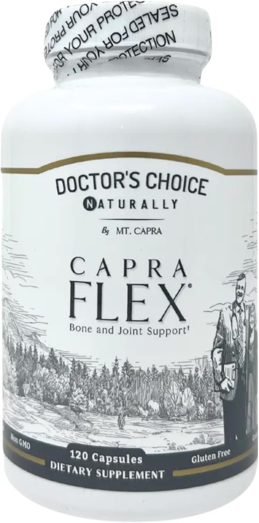CapraFlex by Mt Capra | Bone and Joint Support Supplement with チキンコラーゲン、ヒアルロン酸、ターメリック、ハーブ・フォー・ジョイント・バイタリティ | 30 サービング - 120 カプセル