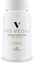 Pro Veona Phytoceramides - エッセンシャルビタミンでプレミアムフィトセラミドサプリメント - 健康な肌を見えるサポート - 乾燥肌を軽減し、水分補給を改善するのに役立ちます - コラーゲンの生産を促進